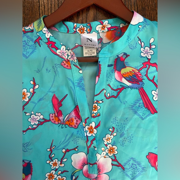 Natori Tropical Caftan Top - Picture 6 of 13